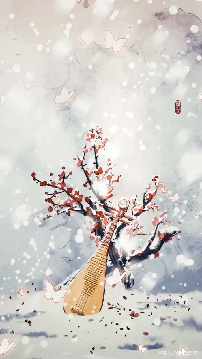 古风雪意唯美意境壁纸 以雪为令 这个冬天开始了