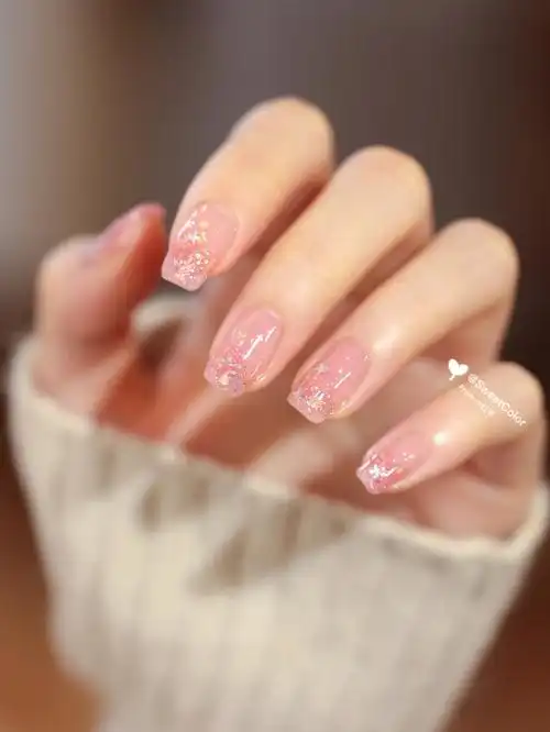 指间烟花78梦幻星光美甲78神明少女款