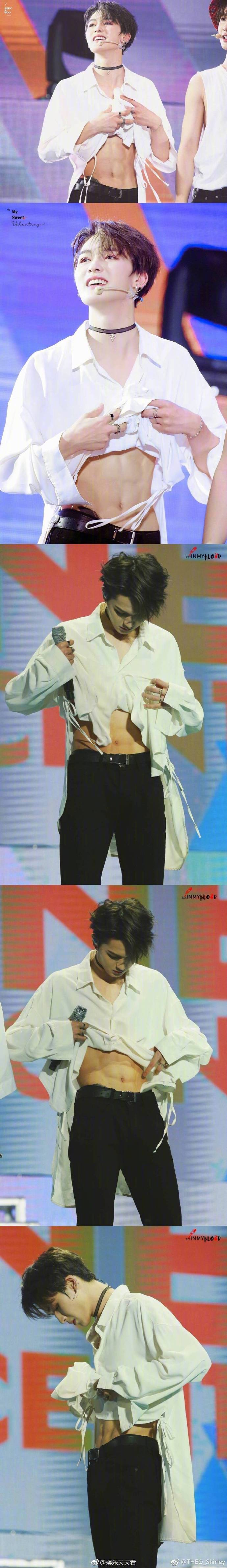 你想拥有哪个明星的特征#明明是仙子的面孔,却拥有魔鬼般的八块腹肌