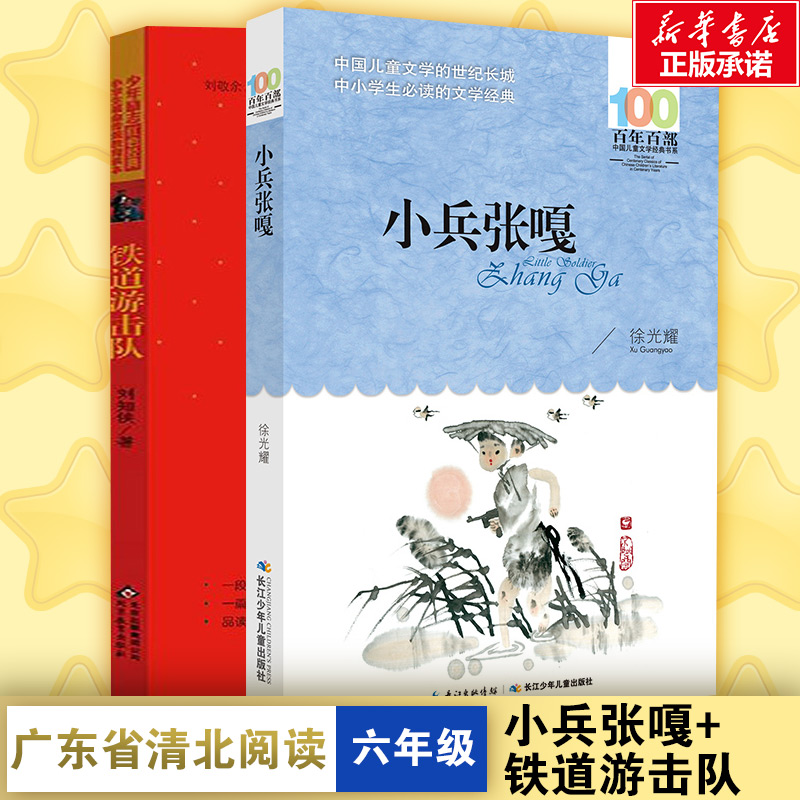 小兵张嘎/百年百部中国儿童文学经典书系 贴搭配游击队幼儿图书 早教