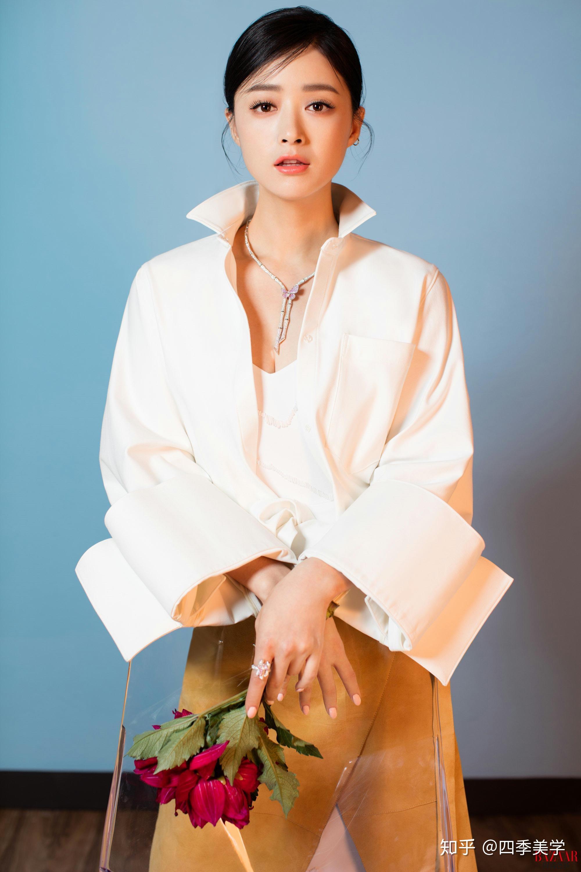 古典型美女原来蒋欣是这样子的