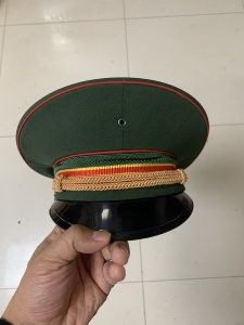 正品87武大檐帽 橄榄绿大檐帽淘汰大檐帽 库存帽子影片道具送朋友