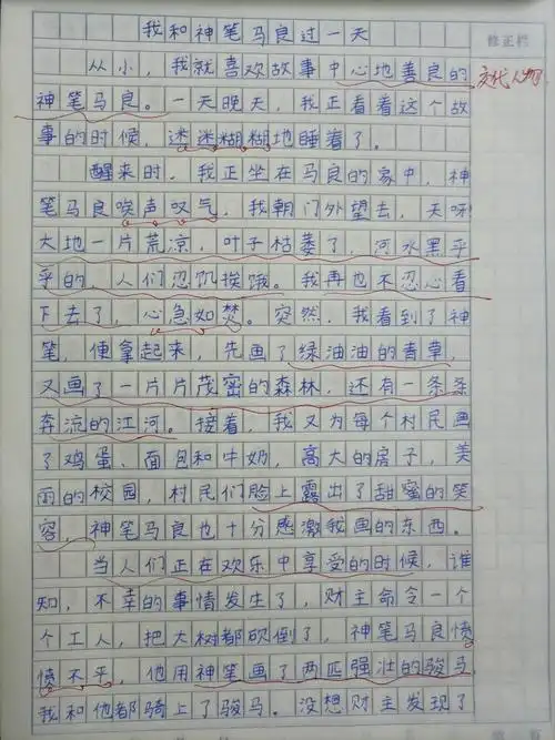 曹林露四年级上学期作文集