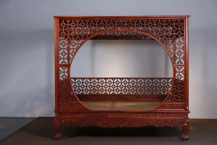 老件黄花梨架子床