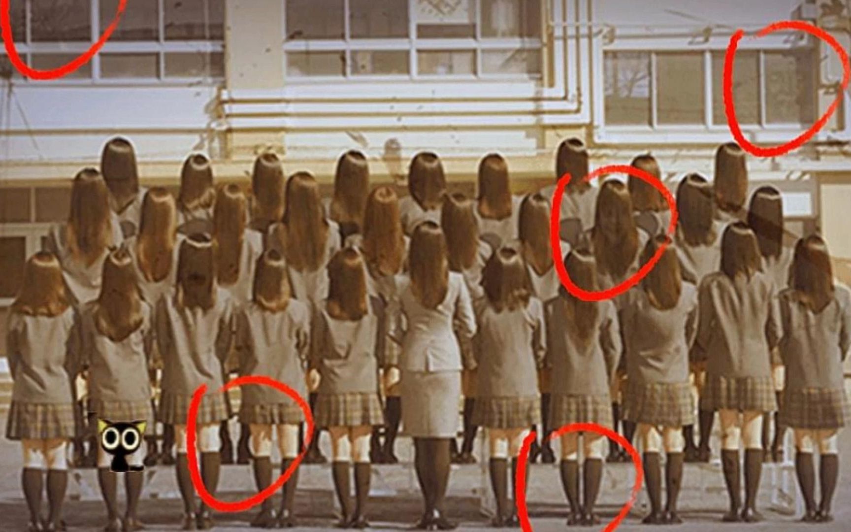 据说这是小日子最恐怖的毕业照