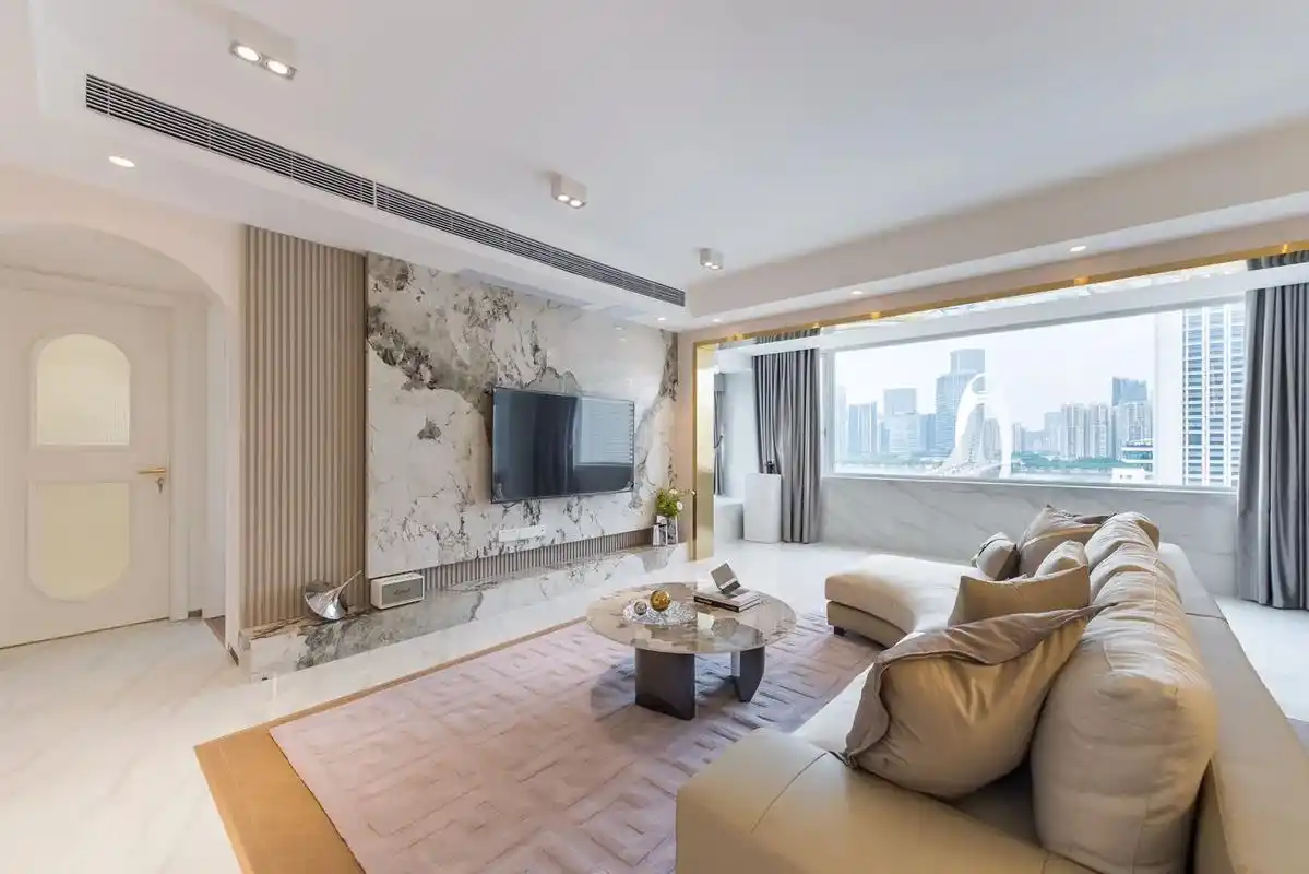 磨碟沙120平方三房现代风格装修出租