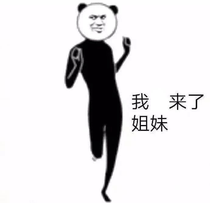 沙雕熊猫头我来了姐妹表情包-表情包网站