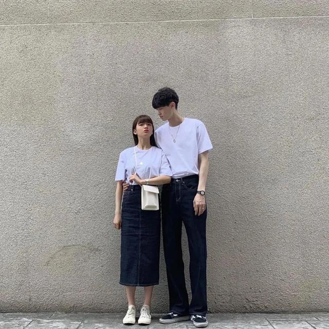 原创身高156小个子跟183男友情侣装搭配,显高时尚气质,秀恩爱很高级