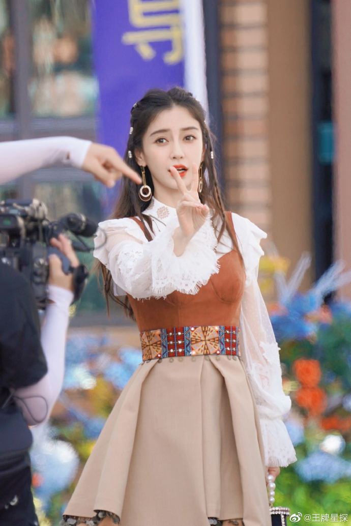 angelababy奔跑吧西域公主造型