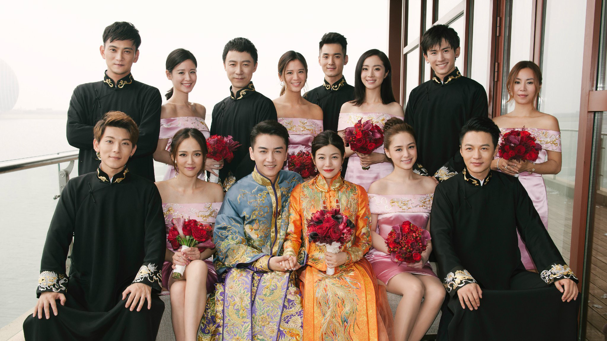 陈晓陈妍希婚礼高清全家壁纸