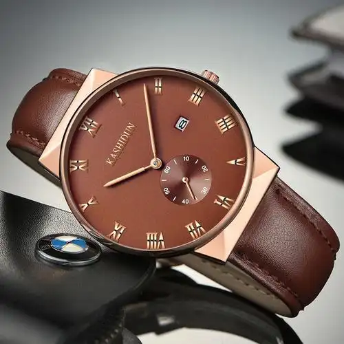 卡诗顿新款男士手表防水商务男表时尚腕表学生皮带手表男石英表