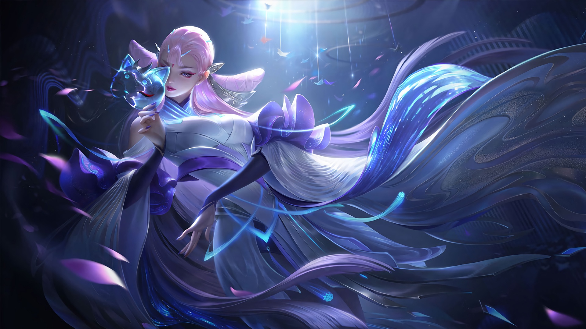 王者荣耀貂蝉amp东皇太一amp盾山高清桌面背景图