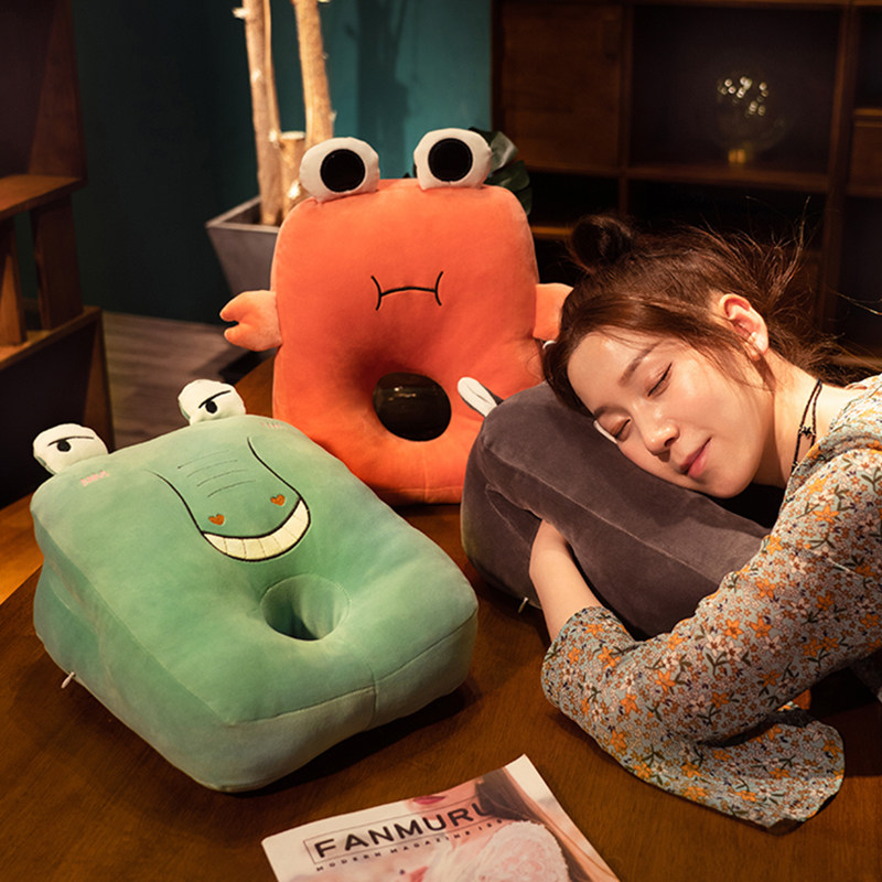 办公室午睡神器女生趴着睡觉男款桌上午休趴睡枕学生趴趴枕头暖手