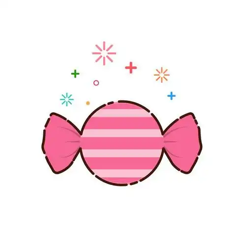 mbe风格粉色包装的糖果零食图片免抠素材