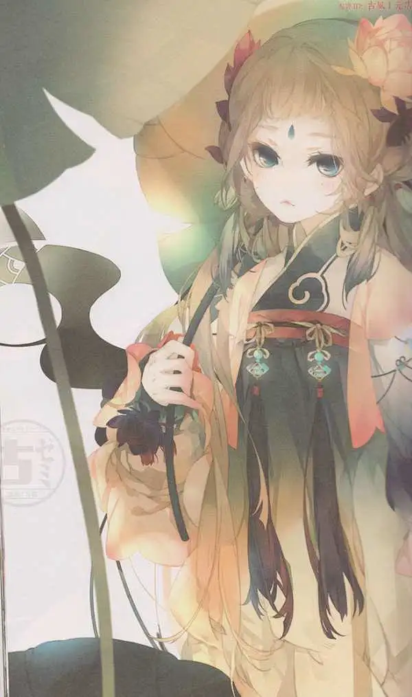 二次元中国风,仕女