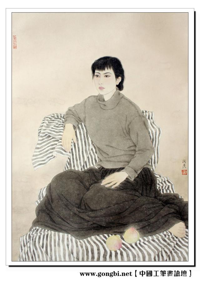 古今中外,名人工笔肖象画作欣赏