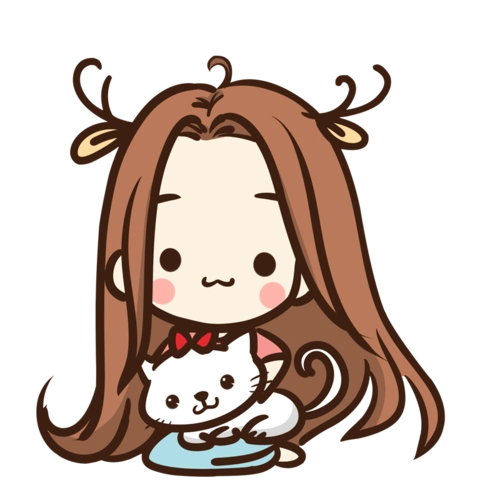 卡通两个小淑女