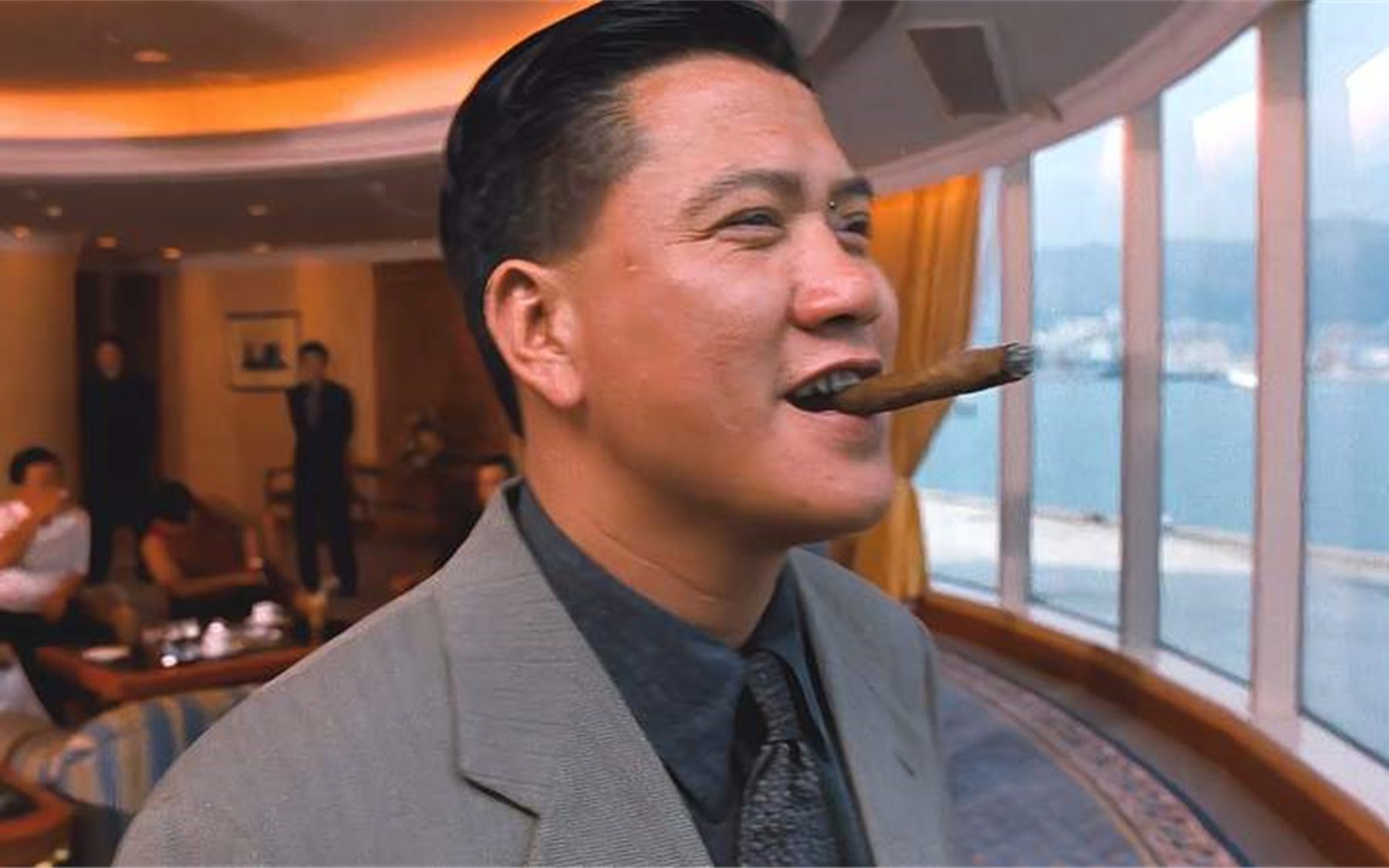 山鸡猛不猛我不知道但万梓良老大气场是真的足啊