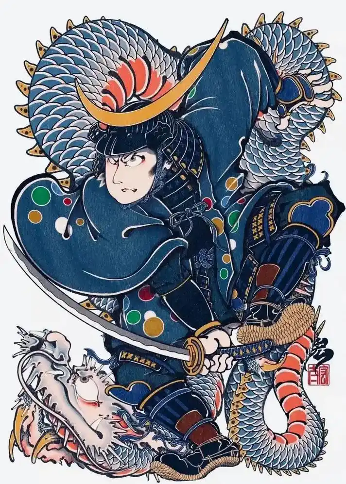 日式老传统#老传统纹身 #纹身素材 #tattoo #纹身手 - 抖音