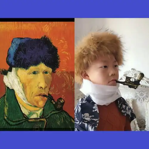 致敬经典,名画模仿秀 ——南充市三原实验学校三年级四班