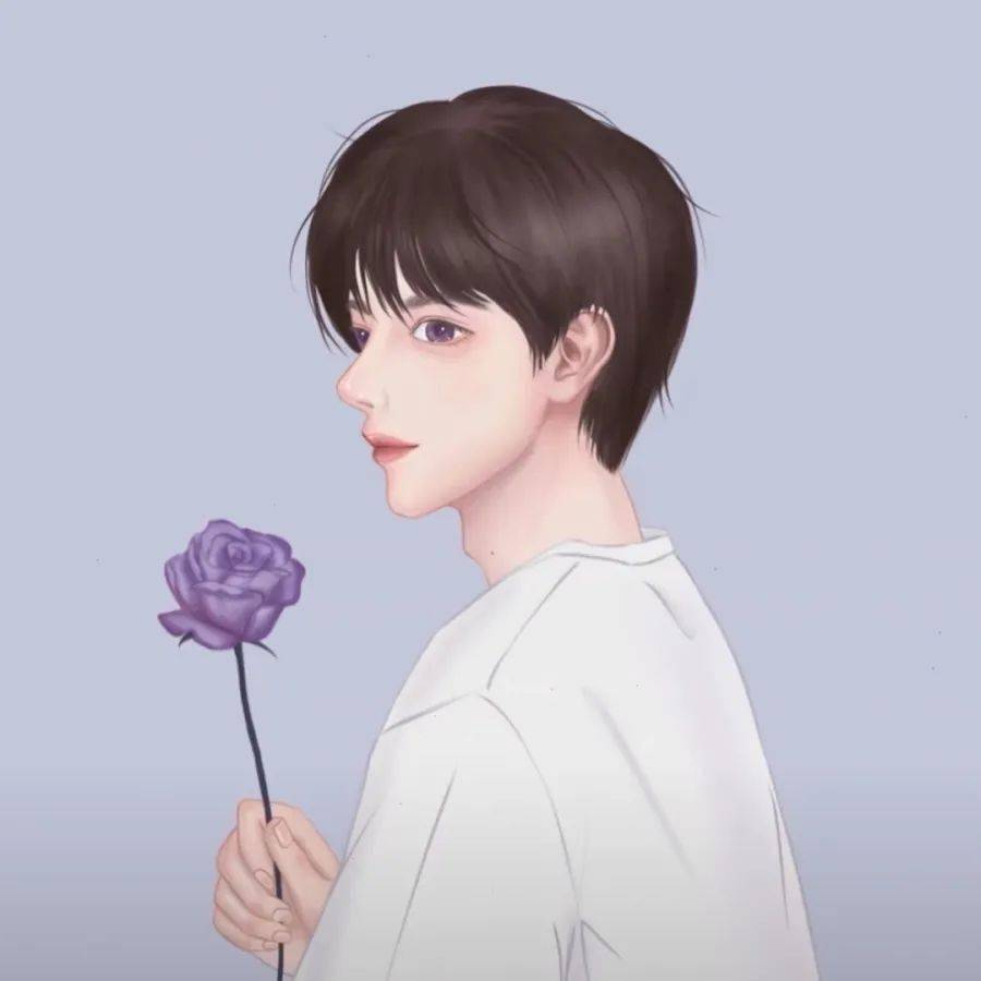 情头不明显动漫情侣头像