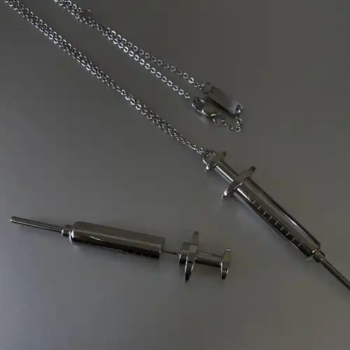 yuritan*系列大针管项链