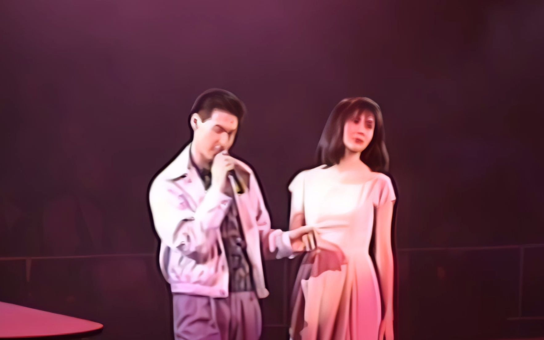 张学友 关之琳【1991 每天爱你多一些 live】 dvd画面修复 ai引擎逐帧