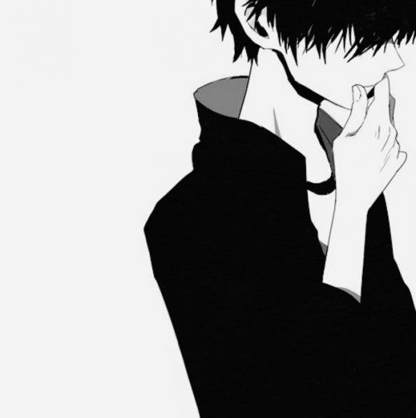 二次元男神头像帅气,二次元高冷侧脸男生头像图片