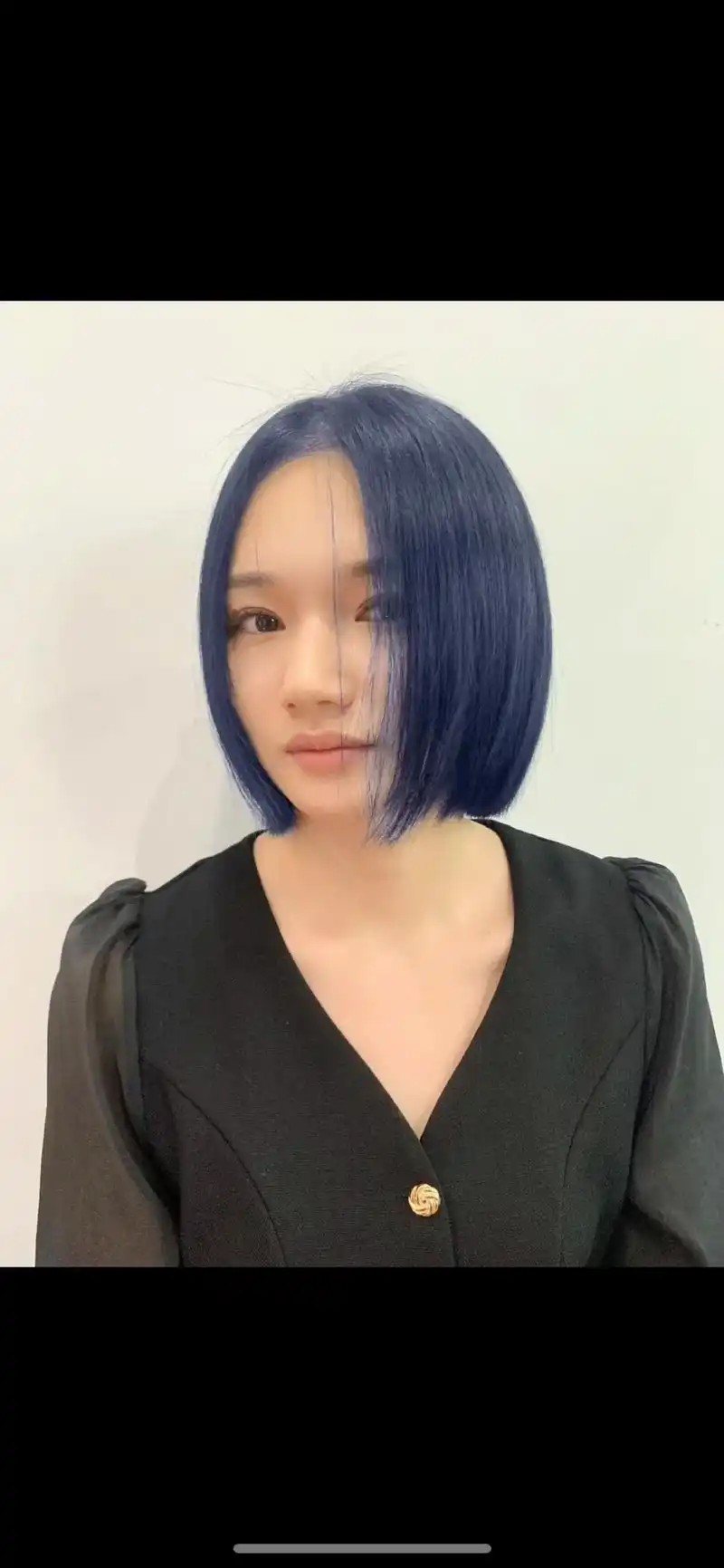 武汉烫发染发 #雾霾蓝 #蓝发 #图文 #染发 - 抖音