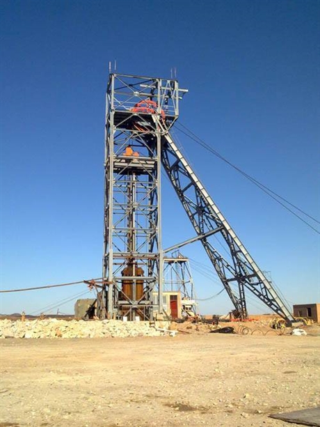 二手矿山井架,提升绞车用井架,九成新二手井架