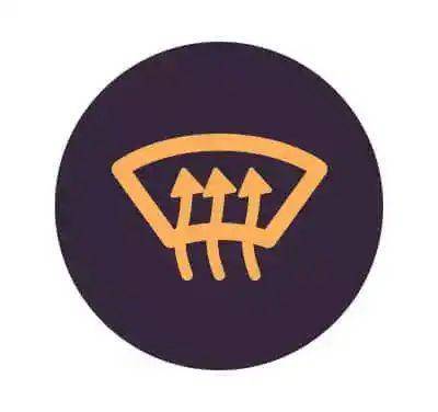 当前挡风玻璃起雾,影响视线时,打开此键去除雾气.