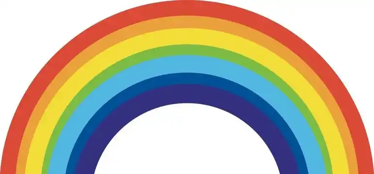 矢量彩虹图片