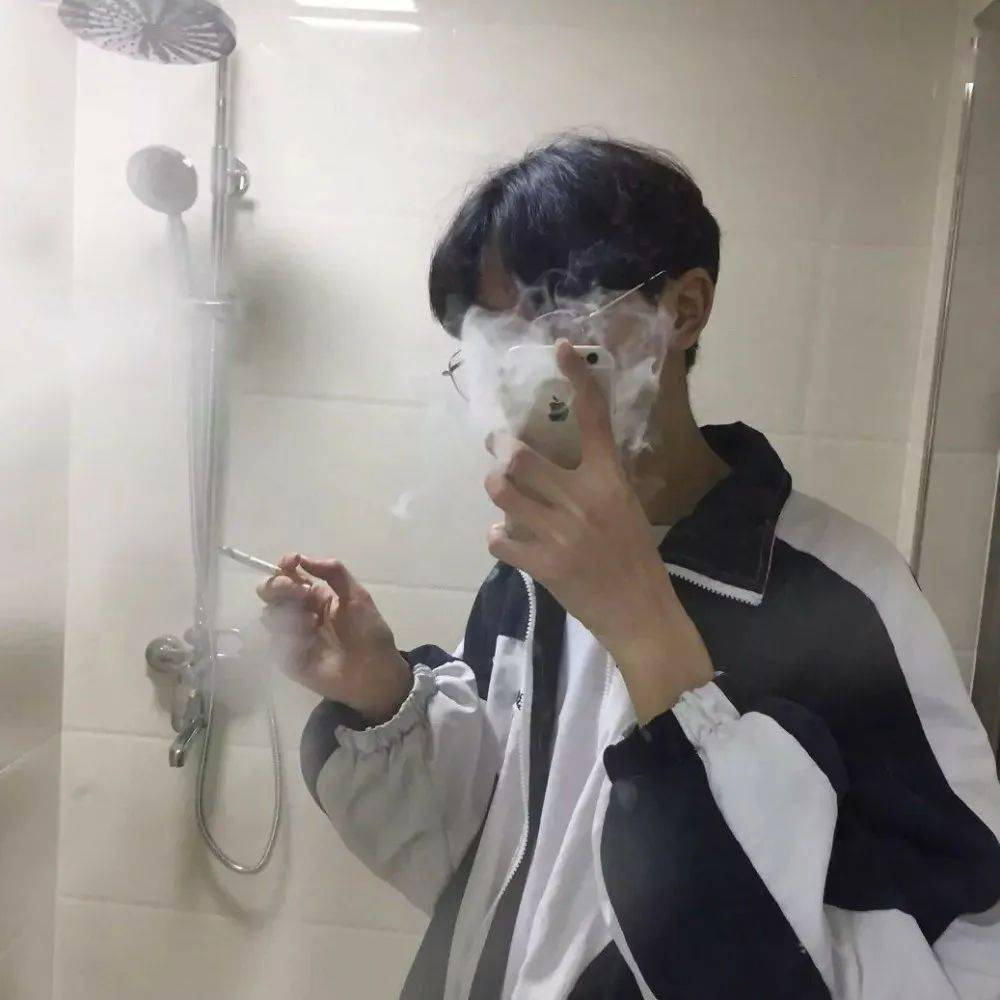 【微信头像】挡脸男