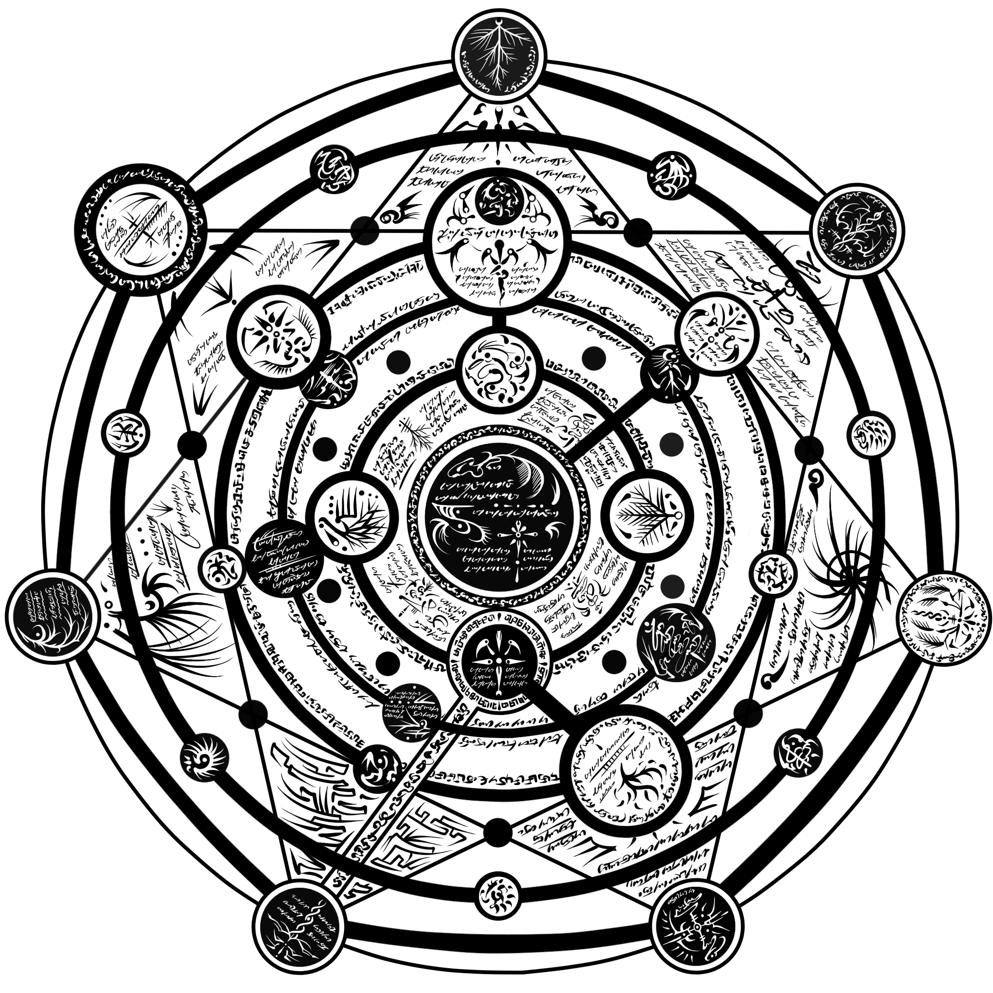 魔法阵.魔幻.男频.黑色.红色.白色.