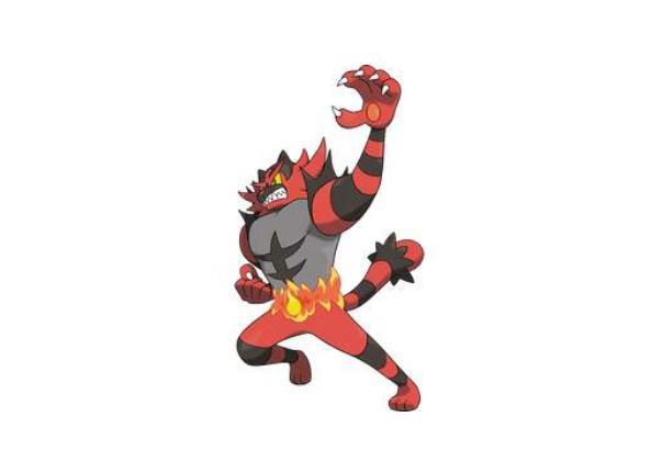 宝可梦图鉴727七代双打的最强恶势力炽焰咆哮虎