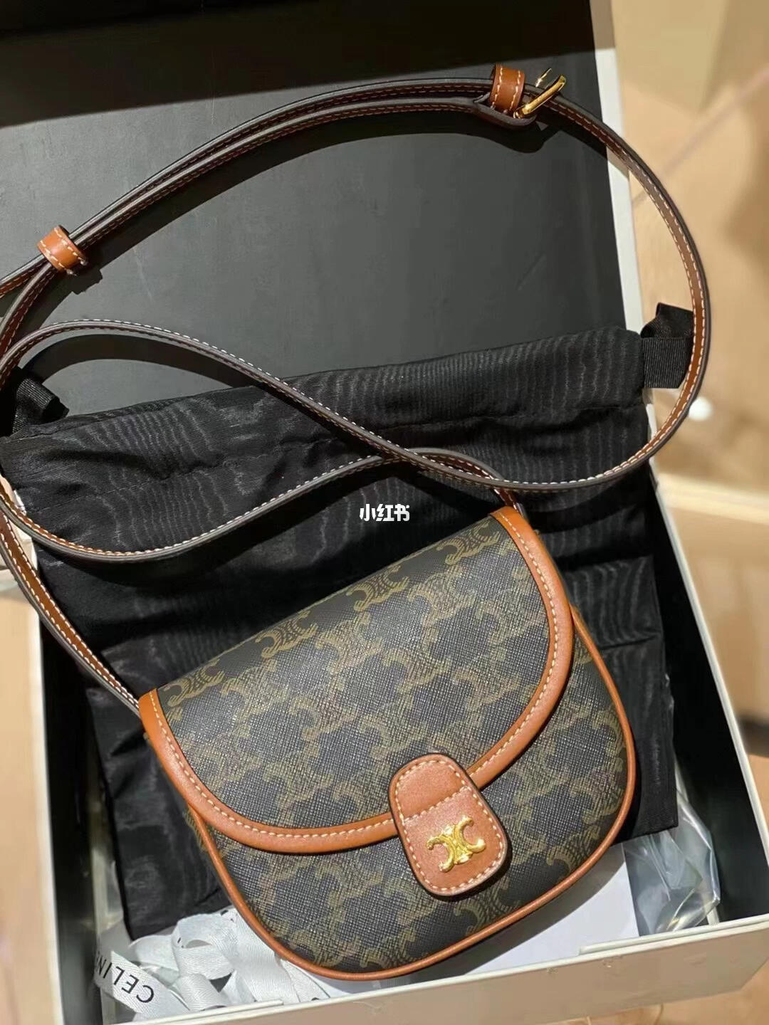 celine思琳/赛琳新款迷你马鞍包