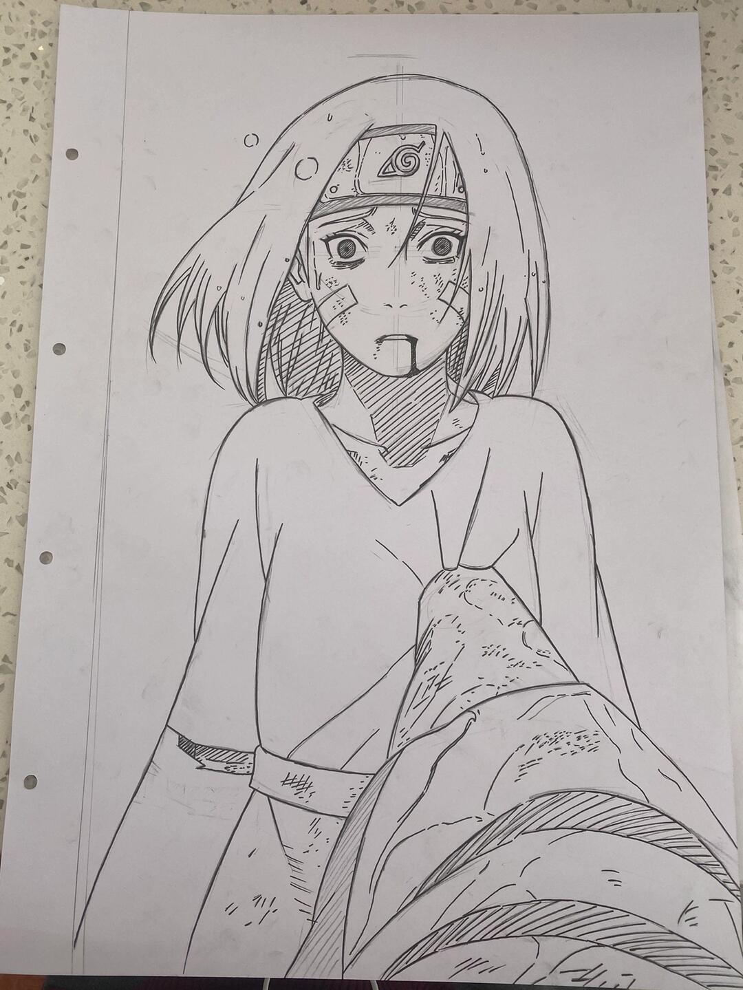 火影  #手绘  #带土  #带土和琳  #宇智波带土  #琳  #绘画  #精选