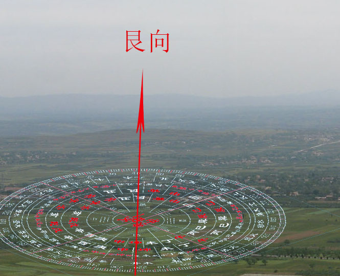 武则天墓乾陵风水图文