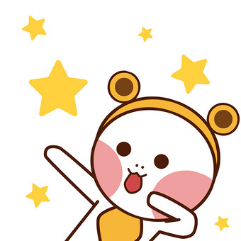 原创可爱卡通萌萌仔开心胜利姿势动态表情包图片下载