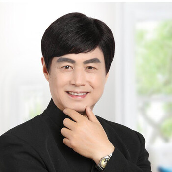 唐妮中年男士假发真发短发男老年人男式短直发中老年假发蓬松帅气发套