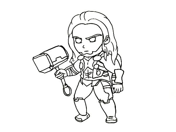 雷神简笔画教程视频教程