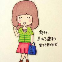 励志奋斗女生卡通头像可爱萌萌【点击鼠标右键下载】