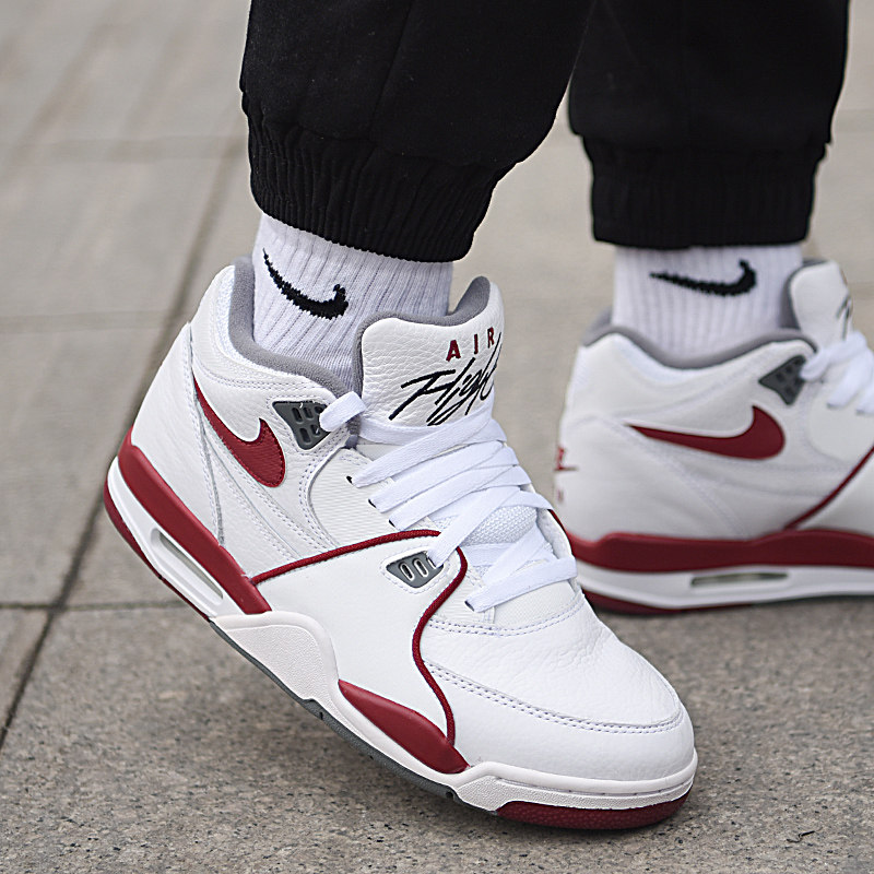 nike耐克红勾篮球鞋男鞋2023春季新年款气垫缓震运动鞋dd1173-100