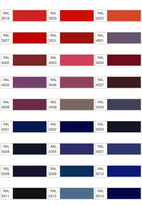 色卡展示-宁波仕途化工涂料有限公司