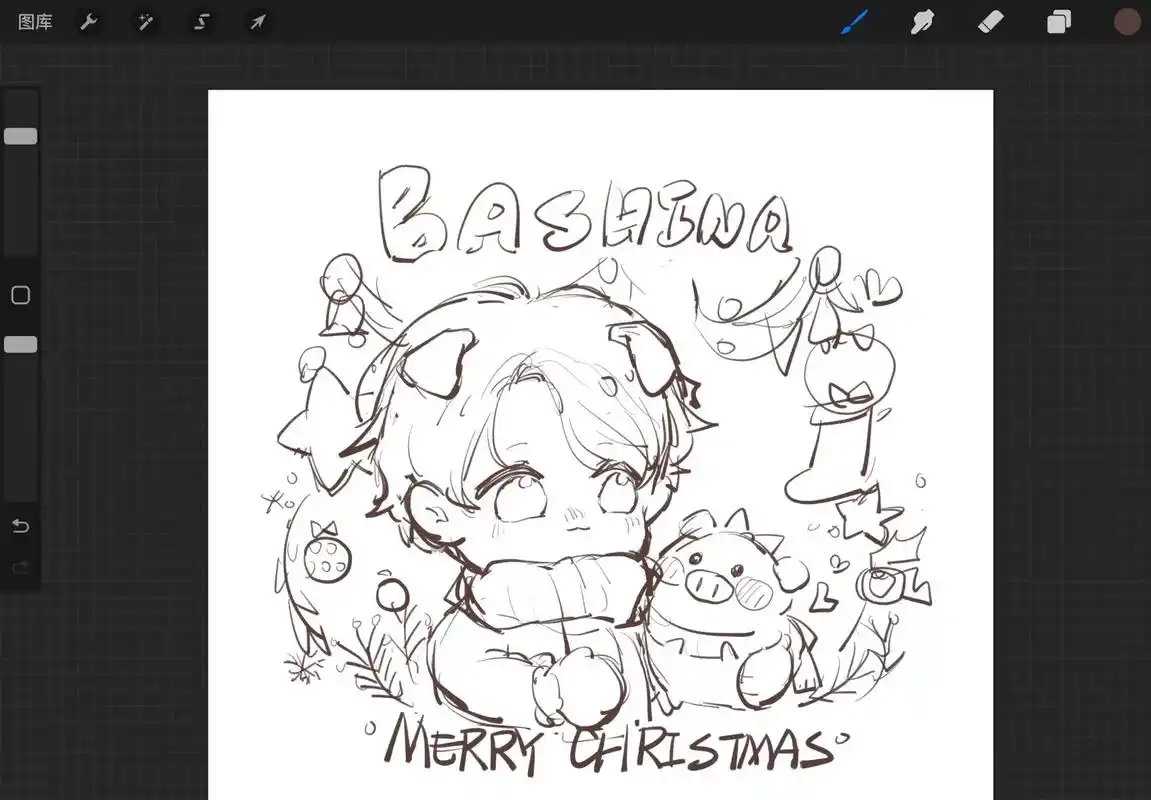 一些喜欢的草稿.#绘画 #q版 #约稿 - 抖音