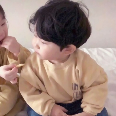 情头萌娃像侣头像高清可爱的萌娃情头一对两张图片