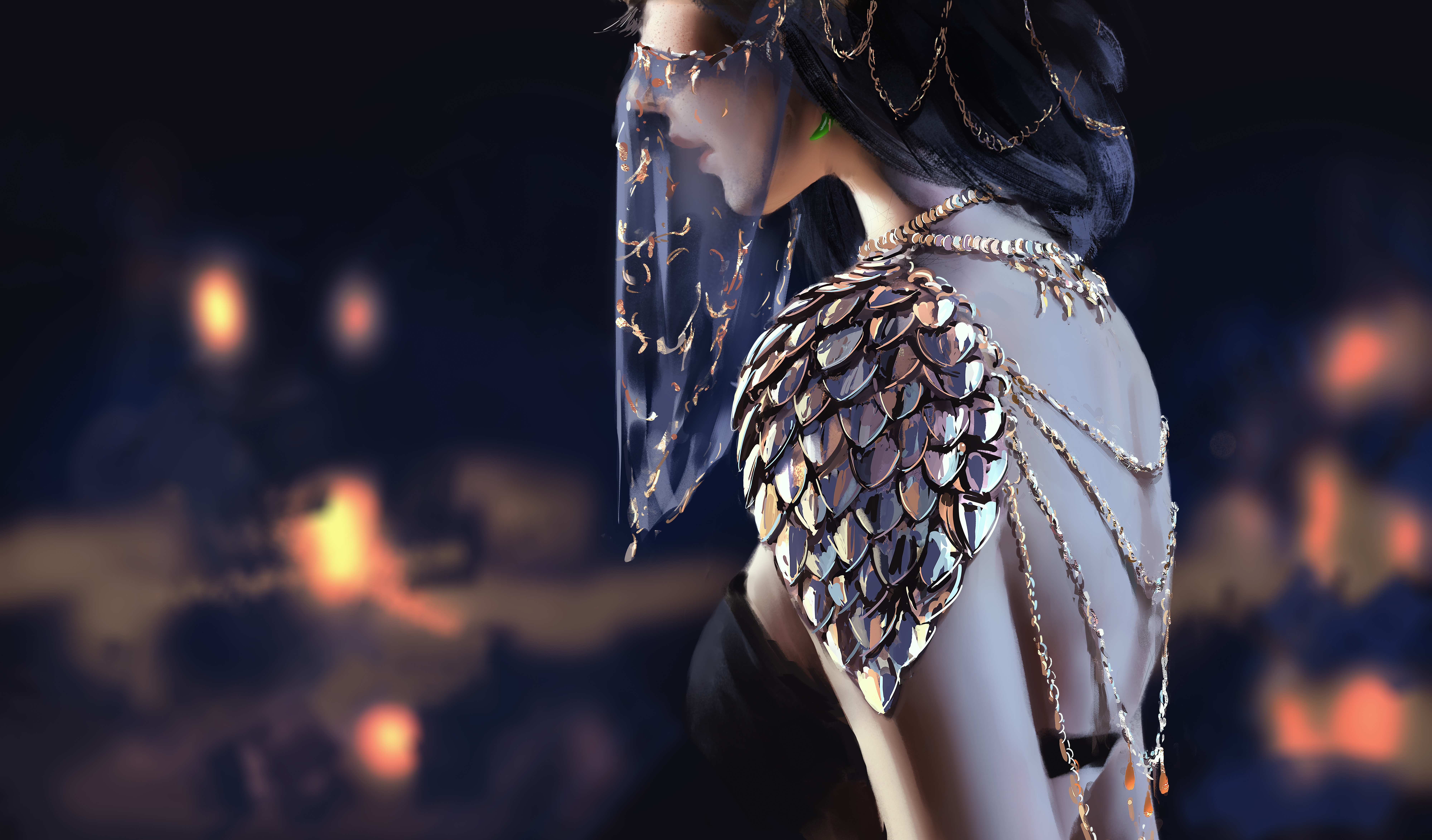 wlop鬼刀 壁纸 超高清无水印版 - wlop壁纸最新 - 实验室设备网