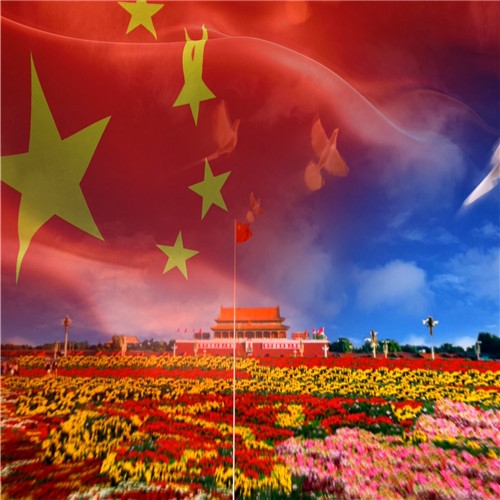 歌唱祖国led大屏幕背景vj视频素材 国家繁荣富强 爱国歌曲led背景