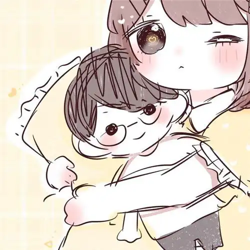 2023可爱情侣头像一左一右配对呆萌