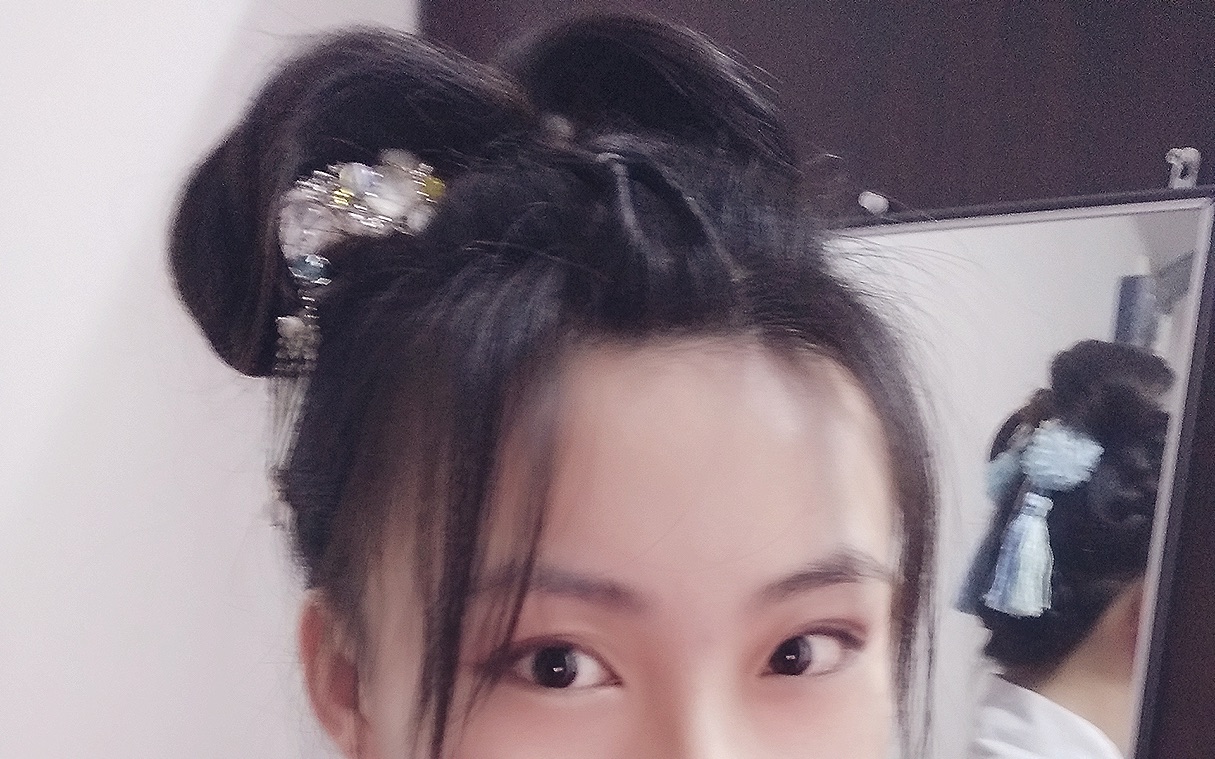 短发古风发型 垂鬟分肖髻